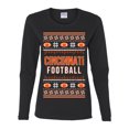 thumbnail image 2 of Wild Bobby City of Cincinnati CIN American Football Fantasy Fan Sports Women Graphic Long Sleeve T-Shirt, Black, Medium, 2 of 6