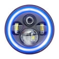 thumbnail image 1 of 1Pcs 7 inch Car Motorcycle LED Headlight with DRL/Turn Signal/Low Beam/High Beam Red Angle Eyes, 1 of 8