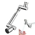 thumbnail image 4 of Sylvtty Faucet Extender with 2 Sprayer Modes Universal Fit Simple Installation 360-Degree Adjustable Nozzle Bathroom Sink Extender, 4 of 7