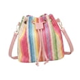 thumbnail image 3 of segolike Bucket Hobo Purse Lightweight Shoulder Bag for Dating Traveling Summer Beach, 3 of 9
