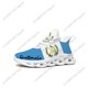 thumbnail image 1 of Zapatillas deportivas con la bandera de Guatemala para hombre y mujer, deportivas de alta calidad con cordones y malla, hechas a medida., 1 of 6