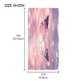thumbnail image 4 of Ryvnso Butterfly on Starry Sky Oversized Beach Towel Microfiber Bath Blankets Swimming Fitness 37" x 74", 4 of 5