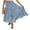 Dark Blue, variant on Michellecmm Women's Summer High Waist Skirt Solid Color/Plaid Long Skirt