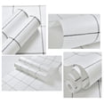 thumbnail image 2 of Peel and Stick Wallpaper, 17.7in x 32.8ft, White Plaid and Black Line, 2 of 10
