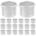 thumbnail image 4 of 25 uds. Insertos de vela de Metal, portavelas, taza, vasos de vela de Metal de aluminio, accesorios para velas, 4 of 7