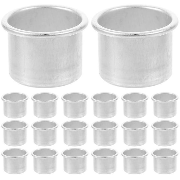 WHAMVOX 25pcs Candlestick Holders for Taper Candles Metal Tea Light Candle Holder