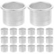 thumbnail image 4 of 25 uds. Insertos de vela de Metal, portavelas, taza, vasos de vela de Metal de aluminio, accesorios para velas, 4 of 7
