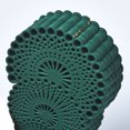 thumbnail image 4 of 430 Stainless Steel Chandelier Components Links Spray Painted Etched Metal Embellishments Green 56.5x35x0.3mm Hole: 1.2~2mm, 4 of 4