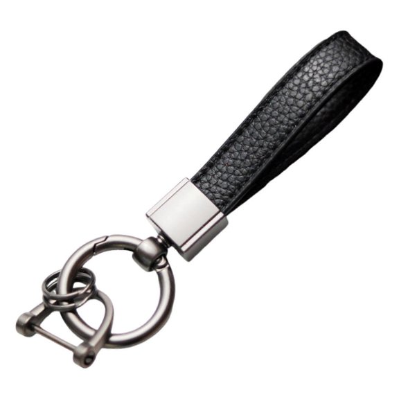Leather keychains, keychains, universal heavy-duty metal keychain accessories, car keychains