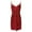 Red, variant on Ketyyh-chn99 Elegant Dresses for Women Casual Beach Sundress Summer Dress Ruffle Sleeve Loose Flowy Pleated Mini Dress White,L
