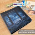 thumbnail image 4 of FORMRS 3 Ring Photo Album 4"x6" Self Adhesive Large Capacity PU Leather Cover, Window Space, 4 of 8