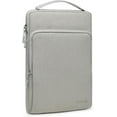 thumbnail image 1 of czcpp-13 Inch Laptop Bag Sleeve for MacBook Air 13 M4 M3 M2 M1 2025-2018, MacBook Pro 13 M2 M1 2025-2016, 13" iPad Pro/Air, Surface Pro, XPS 13, Protective Case for 12"-13" Tablet, Light Grey, 1 of 4