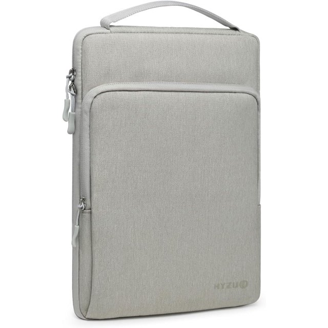 czcpp-13 Inch Laptop Bag Sleeve for MacBook Air 13 M4 M3 M2 M1 2025-2018, MacBook Pro 13 M2 M1 2025-2016, 13" iPad Pro/Air, Surface Pro, XPS 13, Protective Case for 12"-13" Tablet, Light Grey