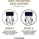 thumbnail image 3 of 2pcs Champagne Stoppers - Patented Seal (no Pressure Pump Needed) - Professional Grade Champagne Bottle Stopper - Sparkling Wine Stopper, 3 of 5