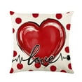 thumbnail image 2 of 1PC Valentine's Day Soft Cover Cushion For Decorative Throw Heart Shaped, 2 of 5