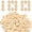 Bee*100, variant on Grusce 100Pcs Wood Craft Button Decorative 2 cm 2 Hole Handmade with Love Button Sewing Accessories for DIY Sewing Crafting