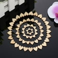 thumbnail image 6 of Tyeign 200-Pack Wooden Hearts & Stars Craft Chips, Unpainted Diy Wood Cutouts for Card Making, Wedding & Holiday Decor, Smooth Surface for Paint & Markers, 200X Decorative Wood Chips, 6 of 8