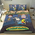 thumbnail image 1 of Los Thornberrys Salvajes Conjunto de sábanas temático, trío de piezas, cómodo y amigable con la piel, diseño único, regalo de decoración para el hogar para familiares, amigos y fans,135cm *200cm, 1 of 6