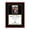 Classic Cherry, variant on Single Diploma Frame with 5x7 Photo and ouble Matting for 14" x 11" Tall Diploma with Black 2" Frame