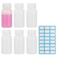thumbnail image 1 of Uxcell 6Pcs Botellas de Reactivos Plásticas, 2.1oz Botellas de Muestra Química HDPE a Prueba de Fugas para Almacenamiento de Líquidos de Laboratorio, 1 of 6