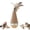B, variant on Weebles,Wobble Cat Toy,7 Inch Tumbler Interactive Wobble Toy,Self-Righting Wobble Tumbler With Feather Teaser,For Kittens Indoor Cats No Catnip,Silent Interactive Self-Play.(B)