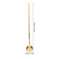 thumbnail image 6 of OFFIGAM Elegant Golden Long Handle Coffee Stirring Spoons Stainless Steel 6Pcs, 6 of 7