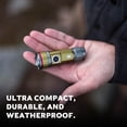 thumbnail image 3 of Swiss Tech Mini Turbo Flashlight, 1200 Lumen, LED, Rechargeable, IP67 Weatherproof, Green, 3 of 12