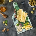 thumbnail image 5 of Cactus Cutting Board, Saguaro Cask Hedge Hog Prickly Pear Opuntia Tropical Botany Garden Plants Print, Decorative Tempered Glass Cutting and Serving Board, Wine Bottle Shape, Multicolor, by Ambesonne, 5 of 5