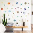 thumbnail image 3 of Coofit Wall Sticker Fluorescent Space Star Moon Decal Stickers Mural Sticker for Kids, 3 of 8