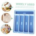 thumbnail image 3 of Kitchen Drawer Organizer 5-Section Silverware Tray - Utensil Holder for Forks Spoons Knives - Space Efficient Flatware Storage Solution - Cutlery Tray for Neat Organized Drawers, 3 of 6