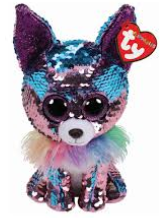 Ty FLIPPABLES Magic Reverse Sequined SPARKLE the Pink UNICORN 10” Beanie Boo 