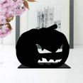 thumbnail image 1 of AKEGAMN Clearance! " Set Of 6 Black Pumpkin Head Candle Holders Assorted Expressions For Halloween And Fall Decor" " Set Of 6 Black Pumpkin Head Candle Holders Assorted Expressions For Halloween And, 1 of 4