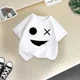 thumbnail image 3 of Ropa de verano para niños, camiseta de algodón para deportes al aire libre, camiseta informal de dibujos animados para niños y niñas, camiseta cómoda con cuello redondo, 3 of 5
