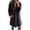02 Black, variant on Awdenio Women's Fur & Faux-Fur Jackets & Coats, Women Winter Warm Coats Faux Coat Warm Jacket Long Sleeve Outerwear Valentine's Day Gifts