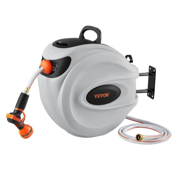 VEVOR Retractable Hose Reel Water Hose Reel 130‘x1/2