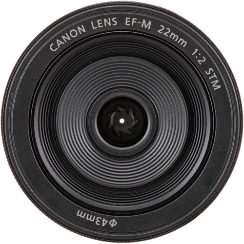 Canon EF-M 22mm f/2 STM Compact Prime Lens, Wide-Angle Lens for