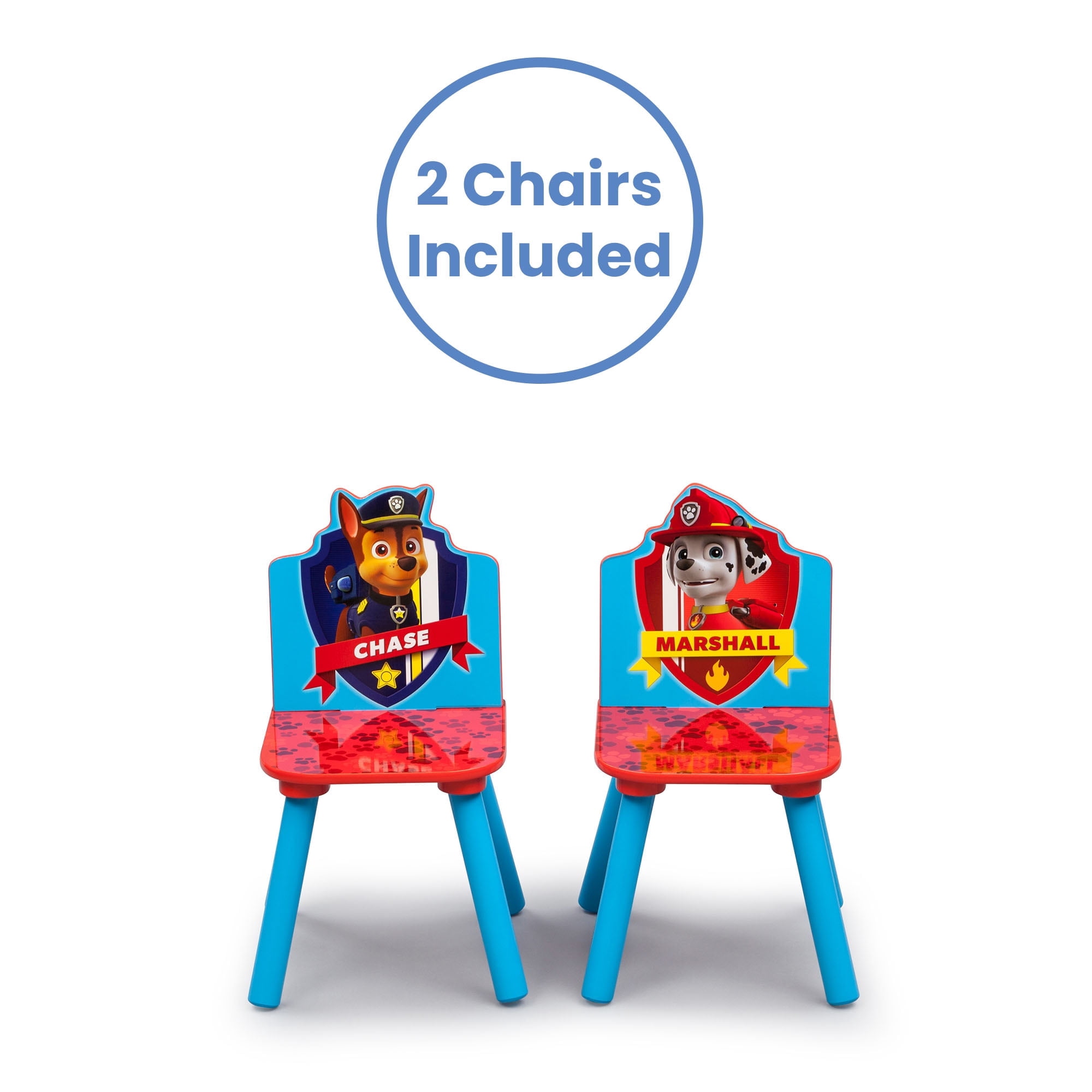 PAW Patrol Kids 1-Piece Storage Outdoor Activity Table and Chair Set, Blue