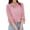 Red, variant on ZANZEA Women Striped Shirts 3/4 Sleeve Button Blouse Casual Loose Office Tops