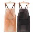 thumbnail image 1 of Delantal impermeable de TPU para mujer transparente resistente al aceite, 1 of 3