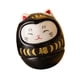 thumbnail image 5 of Figura de gato de la suerte de cerámica, 3,5 x 3,5 x 3,8 cm, ideal para la sala de estar. Negro, 5 of 9