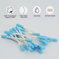 thumbnail image 5 of HOMEFOX 400 Count Blue Cotton Swabs with Spiral Round Tips, Pure Organic Cruelty-Free, 5 of 7