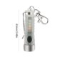 thumbnail image 3 of Mini llavero linternas luz roja SOS carga USB tipo C (blanco fluorescente), 3 of 8