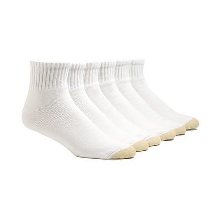 Men's Gold Toe Cotton Quarter Extended 656PE (6 Pairs)