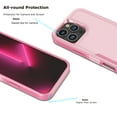 thumbnail image 2 of For iPhone 16 Pro Max 5G Case ,Sturdy Phone Case for iPhone 16 Pro Max 5G 6.9 inch ,Tiflook Shockproof Protection Heavy Duty Armor Hard Plastic & Rubber Rugged Bumper 2-in-1 Case Cover ( Pink ), 2 of 6