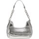 thumbnail image 1 of LHSHID Vintage Crescent Bag Silver Tote Purse for Women Y2k Tote Bag Shiny Leather Shoulder Bag Clutch Zipper Hobo Evening Bag, 1 of 7