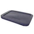 Pyrex 8704-PC Dark Blue Square Plastic Food Storage Replacement Lid ...