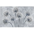 thumbnail image 2 of Sommers, Mindy 18x13 White Modern Wood Framed Museum Art Print Titled - Blue Onion Flowers, 2 of 4