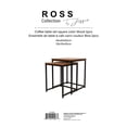 thumbnail image 4 of Jessar - Ensemble de 2 Tables d'Appoint Carrées, de la Ross Collection, Brun, 4 of 5