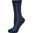 thumbnail image 1 of Sierra Socks Women's Cotton Geometric Pattern Crew Sock W221SM, 1 of 4