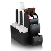 Coffee Station Organizers Mind Reader Organizer Coffee Caddy Condiment Storage Black
